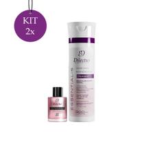 Kit 2 Shampoo Essentialis 300ml + 2 Reparador Macadâmia 7ml Kit 2 Shampoo Essentialis 300ml + 2 Reparador Macadâmia 7ml