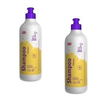 Kit 2 Shampoo Filhotes Pelo Amar Ibasa - 1L Kit 2 Shampoo Filhotes Pelo Amar Ibasa - 1L