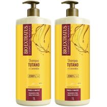 kit 2 Shampoo Força e Maciez Tutano 1 L Bio Extratus