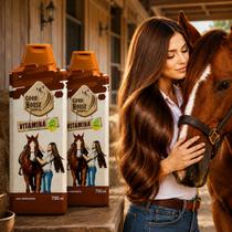 Kit 2 Shampoo Good Horse Vitamina Brilho Maciez Crescimento Kit 2 Shampoo Good Horse Vitamina Brilho Maciez Crescimento