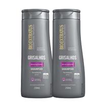 Kit 2 Shampoo Grisalhos 250 ml Bio Extratus