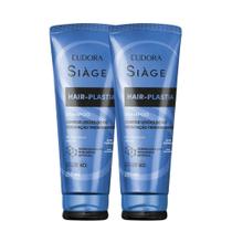 Kit 2 Shampoo Hair Plastia Plástica dos Fios Hidratação Capilar 250ml Eudora Siàge Kit 2 Shampoo Hair Plastia Plástica dos Fios Hidratação Capilar 250ml Eudora Siàge