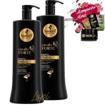 Kit 2 Shampoo Haskell Cavalo Forte 1l