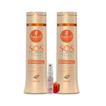 Kit 2 Shampoo Haskell Pós-Sol S.O.S Verão Limpeza suave 300ml + Presente Lourre 15ml Kit 2 Shampoo Haskell Pós-Sol S.O.S Verão Limpeza suave 300ml + Presente Lourre 15ml