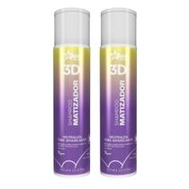 Kit 2 Shampoo Matizador 3D Neutraliza Tons Amarelados 300ml Magic Color Kit 2 Shampoo Matizador 3D Neutraliza Tons Amarelados 300ml Magic Color