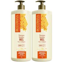Kit 2 Shampoo Mel Nutritivo 1L Bio Extratus Kit 2 Shampoo Mel Nutritivo 1L Bio Extratus