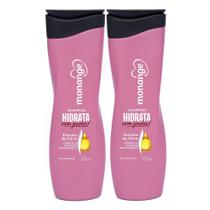 Kit 2 Shampoo Monange Hidratação Intensiva 325ml