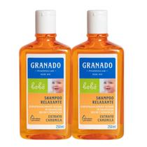 Kit 2 Shampoo para Bebê Granado Relaxante com Extrato de Camomila 250ml