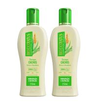 Kit 2 Shampoo para Cabelo Cacheado Babosa e Macadâmia Cachos Bio Extratus 250ml