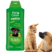 Kit 2 Shampoo Pet Clean PetClean Filhote Cachorro Gato