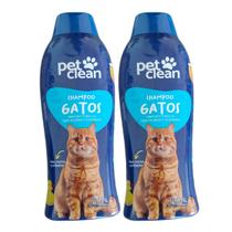 Kit 2 Shampoo Pet Clean PetClean Gato Kit 2 Shampoo Pet Clean PetClean Gato