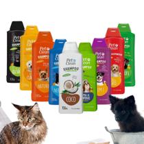 Kit 2 Shampoo Pet Clean PetClean Natural Cachorro Gato