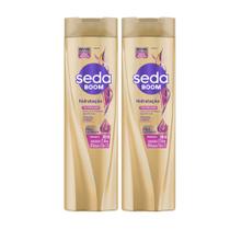 Kit 2 Shampoo Seda Boom Hidratação Pro Curvatura Revitalização 300ml