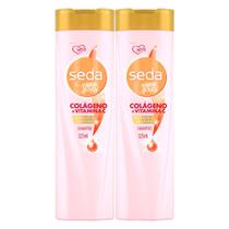 Kit 2 Shampoo Seda by Niina Secrets Colágeno + Vitamina C 325ml