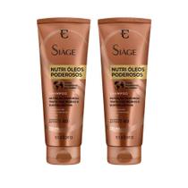 Kit 2 Shampoo Siàge Nutri Óleos Poderosos 250ml