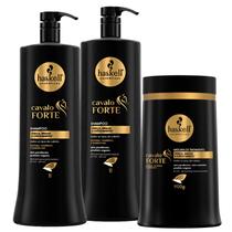 Kit 2 Shampoos 1l + 1 Máscara 900g Haskell Cavalo Forte Kit 2 Shampoos 1l + 1 Máscara 900g Haskell Cavalo Forte