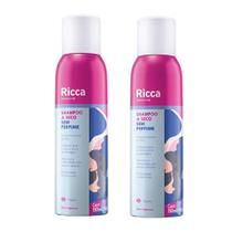 Kit 2 Shampoos a Seco Neutro Sem Perfume Antioleosidade Ricca 150ml