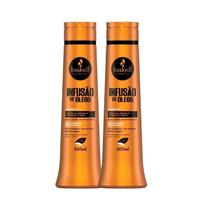 Kit 2 Shampoos Haskell Infusão de Óleos Argan Monoi 500ml