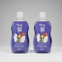 Kit 2 Shampoos Pet Side Pelagem Clara 500ml Camomila, Limpeza Suave e Brilho para Cães e Gatos Kit 2 Shampoos Pet Side Pelagem Clara 500ml Camomila, Limpeza Suave e Brilho para Cães e Gatos
