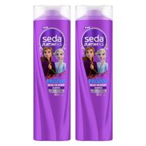 Kit 2 Shampoos Seda Infantil Frozen Juntinhos Brilho Encantado 300ml cada Kit 2 Shampoos Seda Infantil Frozen Juntinhos Brilho Encantado 300ml cada