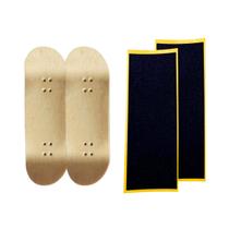 Kit 2 Shape Maple Skate De Dedo Fingerboard Profissional Com Tape Pro