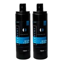 Kit 2 Shaving Gel De Barbear Menthol Shave 750ml Element Kit 2 Shaving Gel De Barbear Menthol Shave 750ml Element