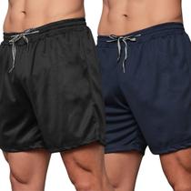 Kit 2 Short Dry Fit Bermudas Masculino Duas Camadas