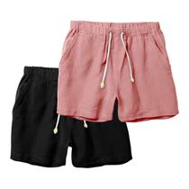 Kit 2 Short em Linho Masculino Bermuda Moderna e Confortável