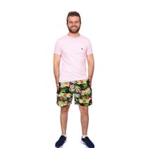 Kit 2 Short Estampado Masculino Com Elastano Plus Size