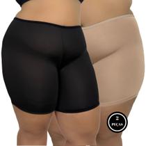 Kit 2 Short Feminino Plus Size Anagua Segunda Pele Bermuda KIT 2 ANÁGUA PLUS SIZE Kit 2 Short Feminino Plus Size Anagua Segunda Pele Bermuda KIT 2 ANÁGUA PLUS SIZE
