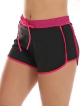 Kit 2 Short Fitness Feminino Esporte Adulto Shortinho Curto Silk Conforto Academia