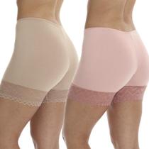 Kit 2 Short Íntimo Segunda pele Anágua Conforto Modelador Feminino Adulto Kit 2 Short Íntimo Segunda pele Anágua Conforto Modelador Feminino Adulto