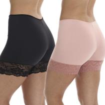 Kit 2 Short Íntimo Segunda pele Anágua Conforto Modelador Feminino Adulto Kit 2 Short Íntimo Segunda pele Anágua Conforto Modelador Feminino Adulto