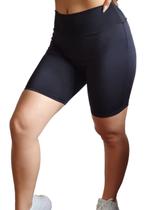Kit 2 Short Legging Bermuda Respiravel Academia Cintura Alta