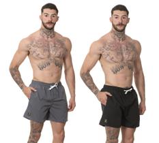 Kit 2 Short Masculino Bermuda Praia Casual Mauricinho Rf120