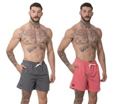 Kit 2 Short Masculino Bermuda Praia Casual Mauricinho Rf170