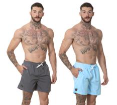 Kit 2 Short Masculino Bermuda Praia Mauricinho Jr Rf150