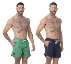 Kit 2 Short Masculino Bermuda Praia Verão Mauricinho Rf250