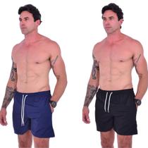 Kit 2 Short Masculino Bermuda Tectel Treino Academia Confortável