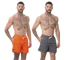 Kit 2 Short Masculino Casual Bermuda Praia Mauricinho Rf180