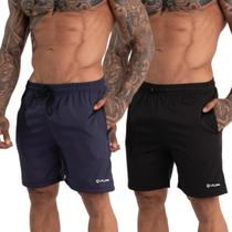 Kit 2 Short Masculino em Tactel para Corrida Treino Conforto Academia Kit 2 Short Masculino em Tactel para Corrida Treino Conforto Academia