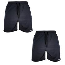 Kit 2 Short Masculino Esportivo Dagg Academia Corrida Bolsos Laterais Com Fecho