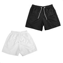 Kit 2 Short Masculino Praia Academia Passeio Poliéster Premium Top
