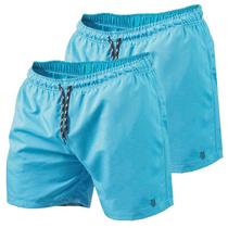 Kit 2 Short Masculino Tactel Piscina Praia Bermuda de Academia Masculino Corrida MP