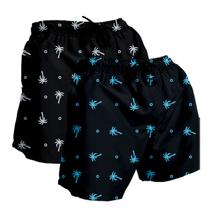 Kit 2 Short Moda Praia Masculino Bermuda Tactel Estampado