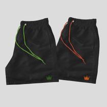 Kit 2 Short Praia Masculino Coroa Bermuda Verão Short Tactel Verão Kit 2 Short Praia Masculino Coroa Bermuda Verão Short Tactel Verão