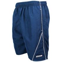 Kit 2 Short Tactel Leve Elástico Cordão Masculino 3 Bolsos Viés Listras Esportes Academia Corrida