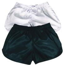 Kit 2 short tactel soltinho confortável caminhada, treinar, malhar, saída praia, piscina