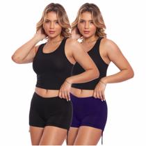 Kit 2 Shortinho Biquíni Regulagem Empina Bumbum Calcinha Bionda Kit 2 Shortinho Biquíni Regulagem Empina Bumbum Calcinha Bionda