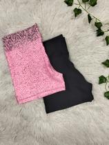Kit 2 Shortinho Degrade + Liso Curto Tendência Feminino Kit 2 Shortinho Degrade + Liso Curto Tendência Feminino